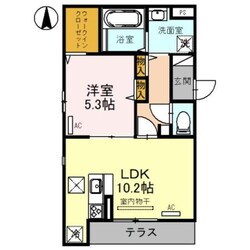 放出駅 徒歩9分 1階の物件間取画像